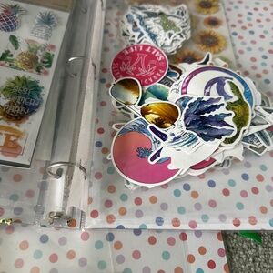 Lot of hundreds of stickers